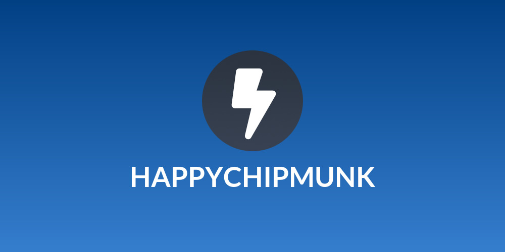 HAPPYCHIPMUNK