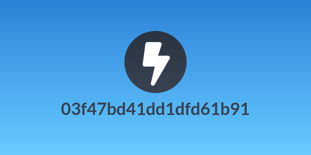 03f47bd41dd1dfd61b91