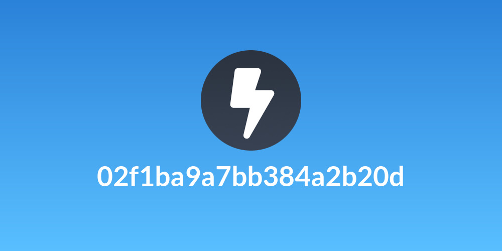 02f1ba9a7bb384a2b20d