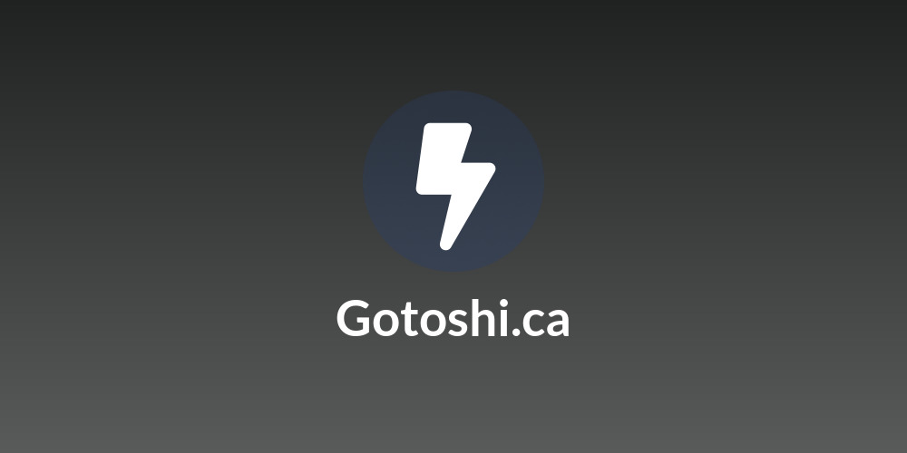 Gotoshi.ca