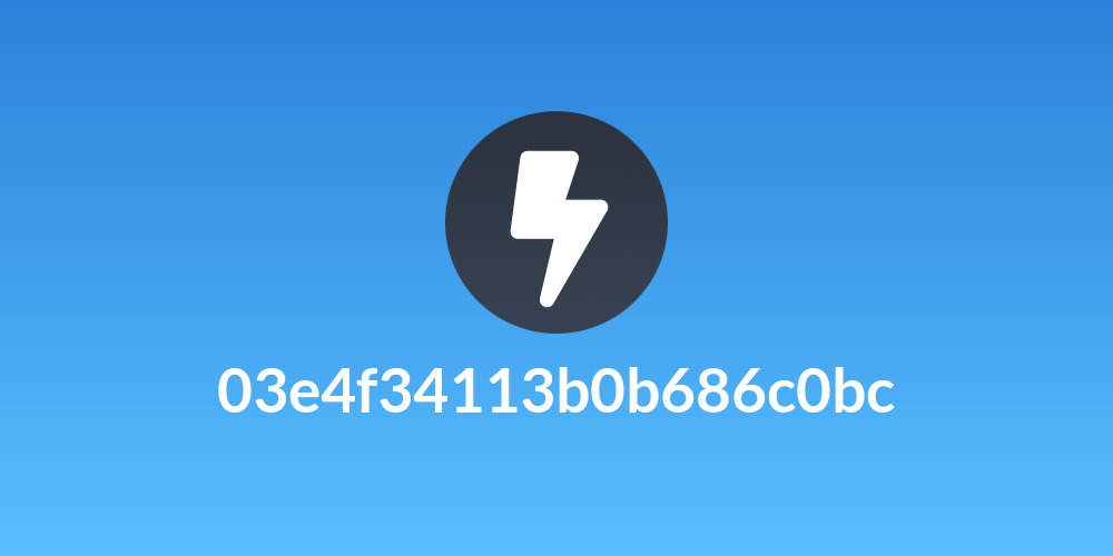 03e4f34113b0b686c0bc