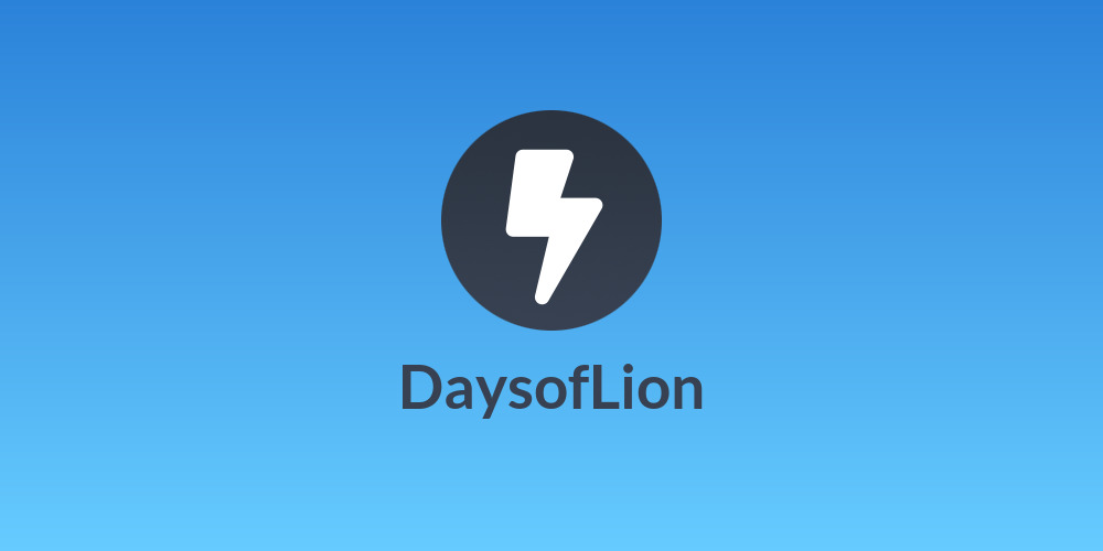 DaysofLion