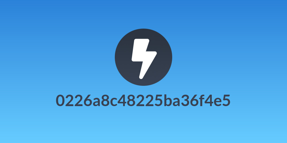 0226a8c48225ba36f4e5