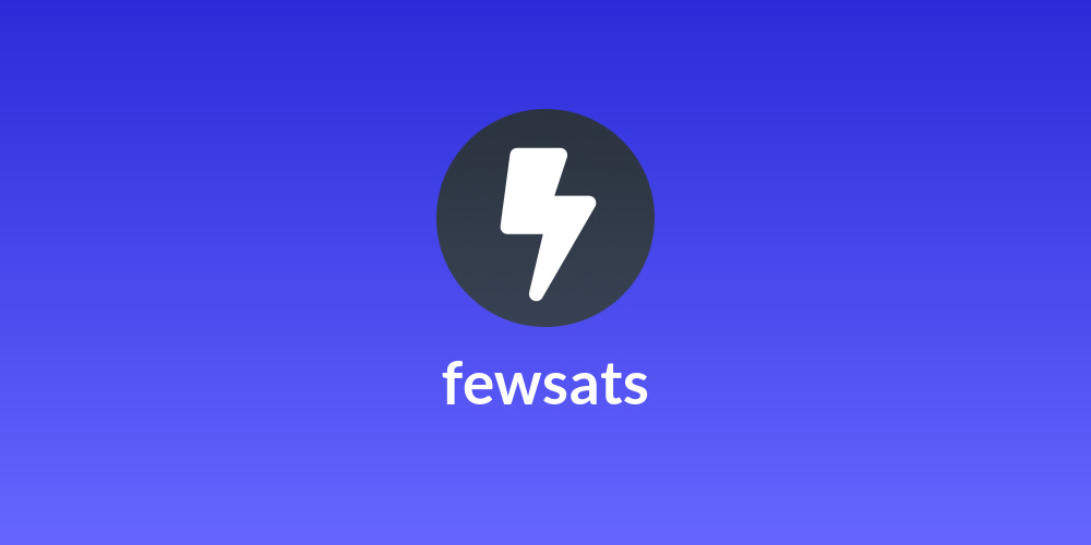 fewsats