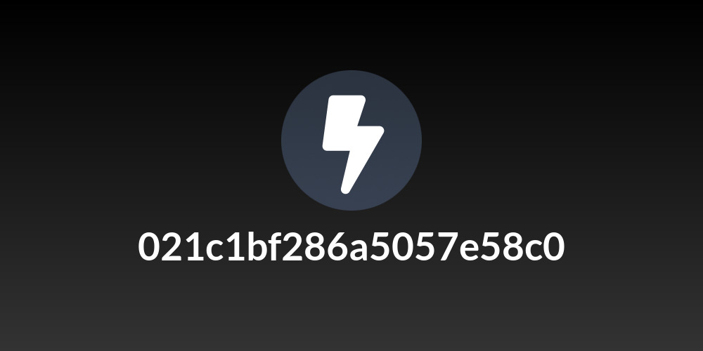 021c1bf286a5057e58c0