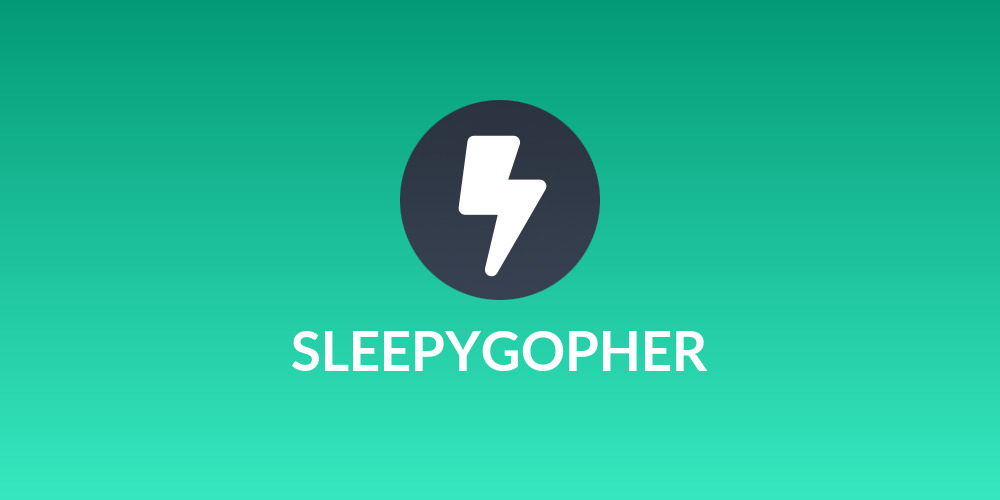 SLEEPYGOPHER