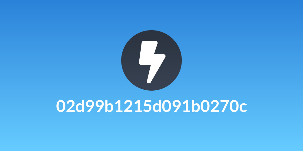 02d99b1215d091b0270c