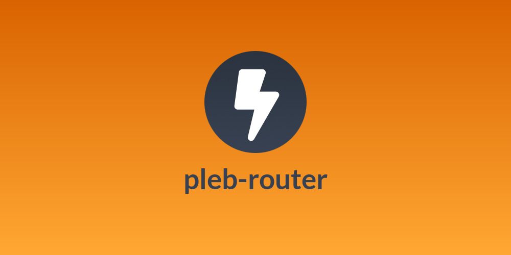 pleb-router