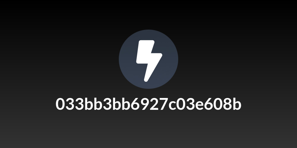 033bb3bb6927c03e608b