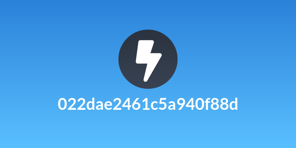 022dae2461c5a940f88d