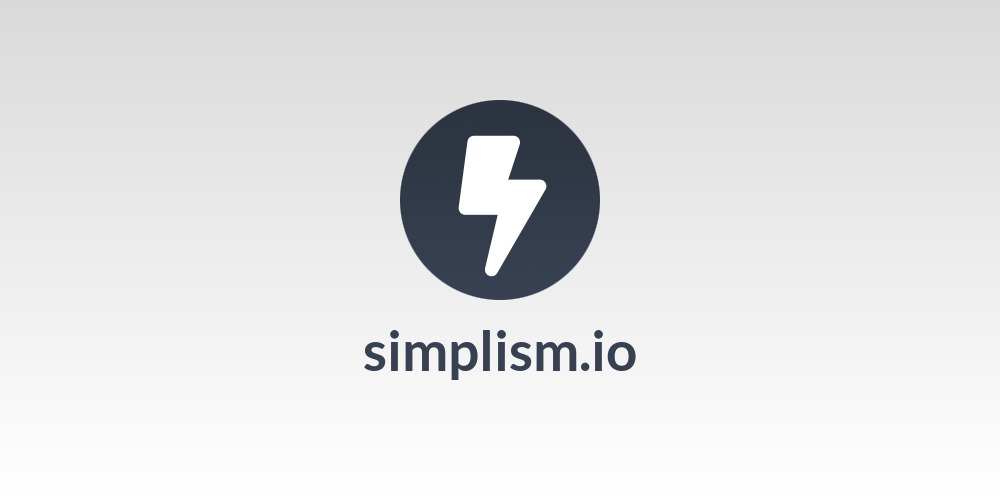 simplism.io