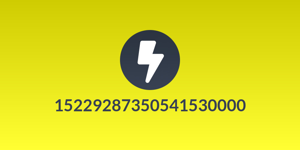 15229287350541530000