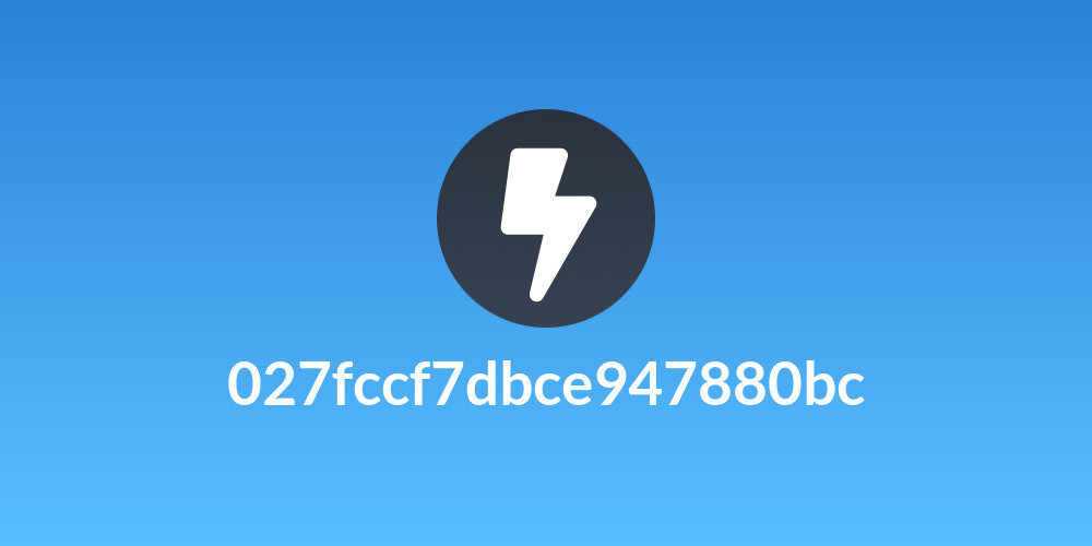 027fccf7dbce947880bc