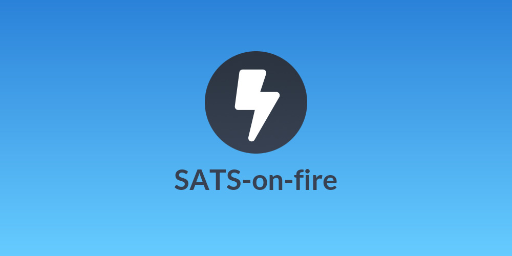 SATS-on-fire