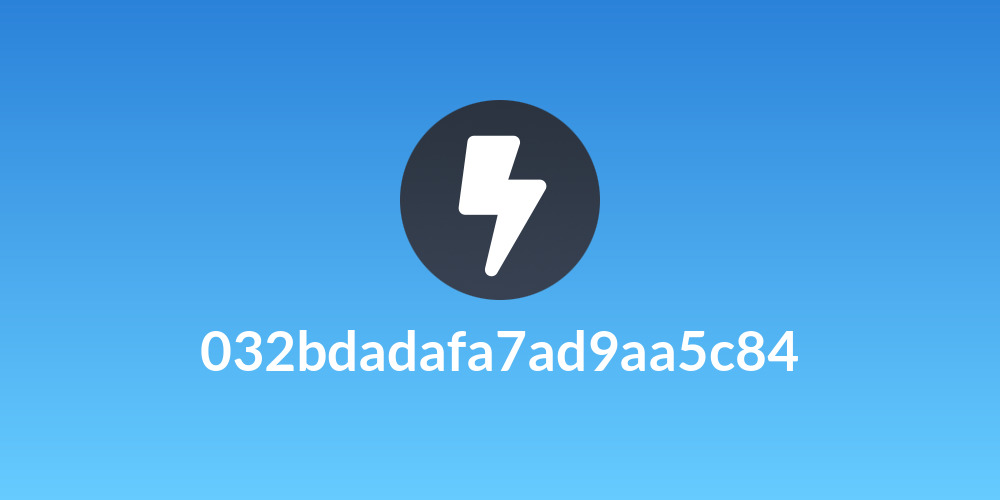 032bdadafa7ad9aa5c84