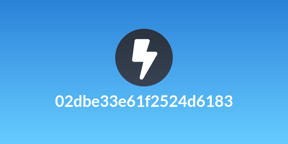 02dbe33e61f2524d6183