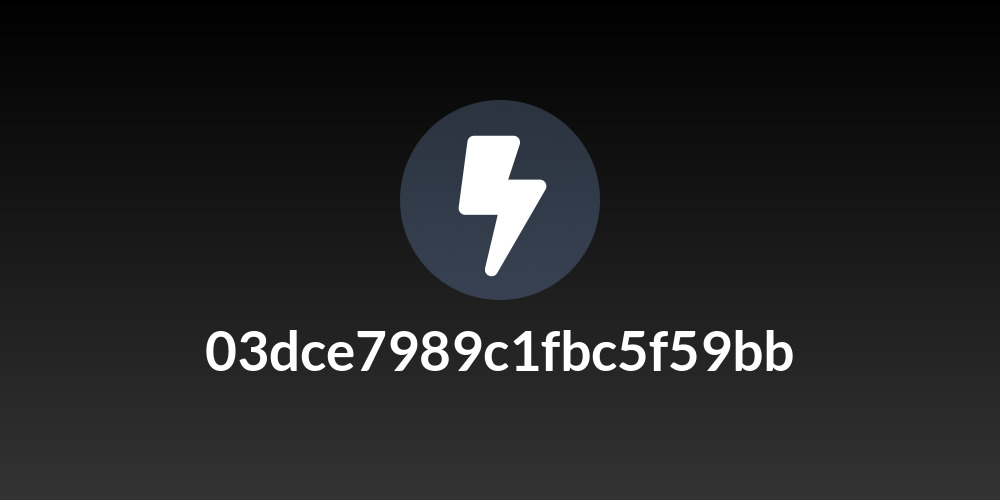 03dce7989c1fbc5f59bb