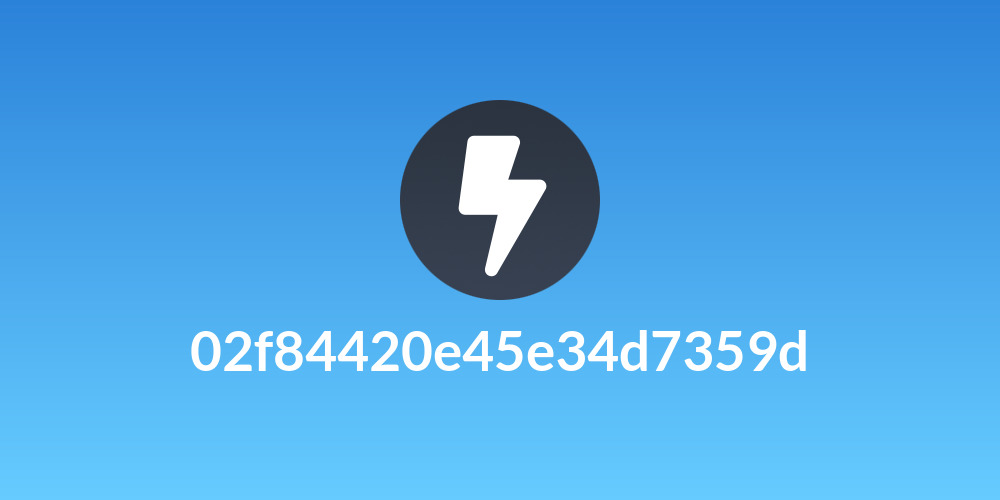 02f84420e45e34d7359d