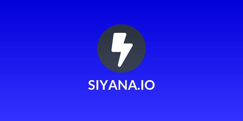 SIYANA.IO