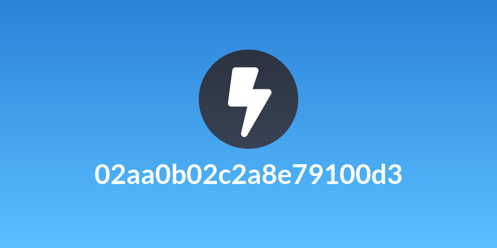 02aa0b02c2a8e79100d3