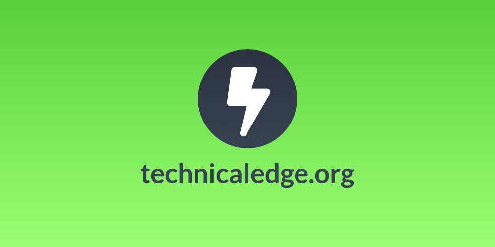 technicaledge.org