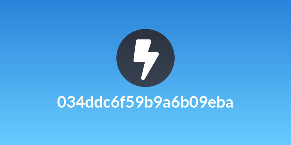 034ddc6f59b9a6b09eba
