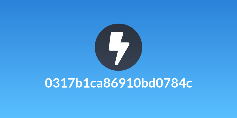 0317b1ca86910bd0784c