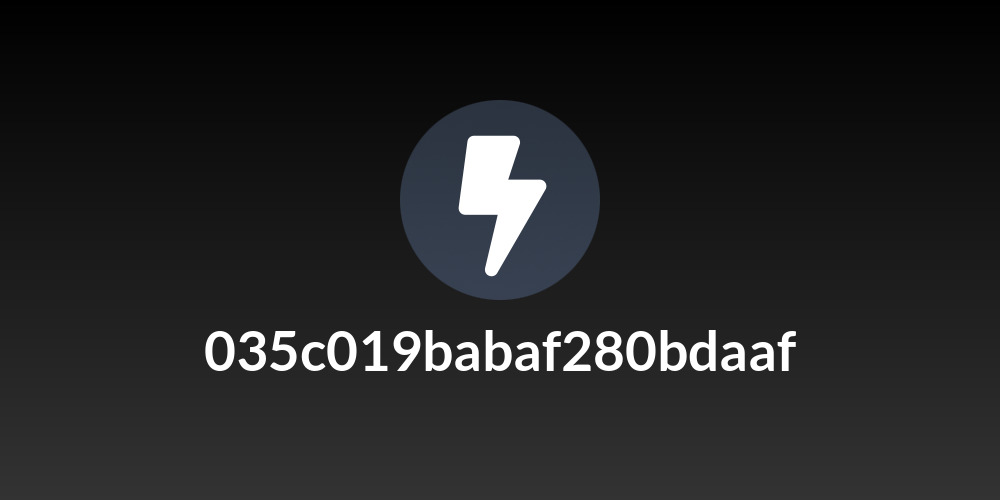 035c019babaf280bdaaf