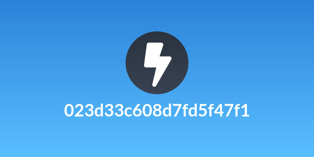 023d33c608d7fd5f47f1