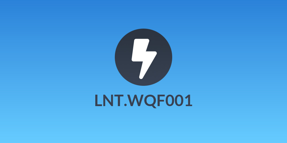 LNT.WQF001
