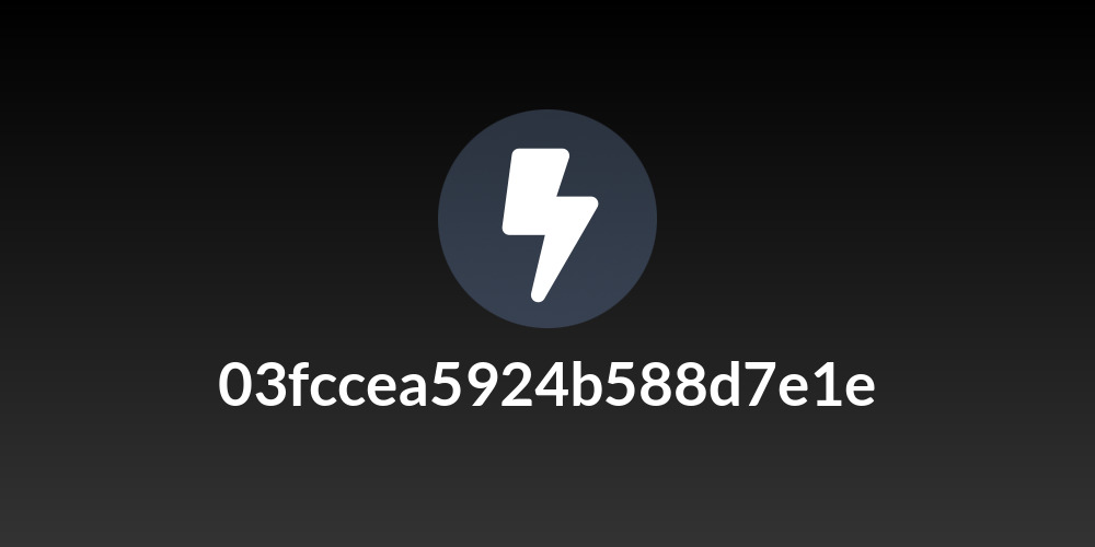 03fccea5924b588d7e1e