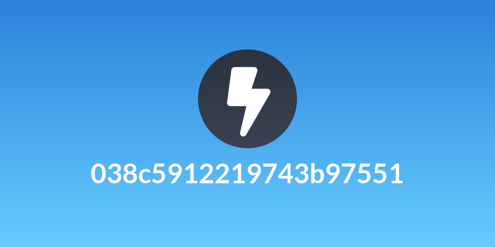 038c5912219743b97551