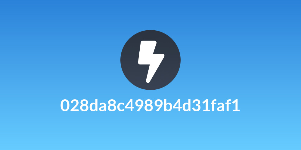 028da8c4989b4d31faf1