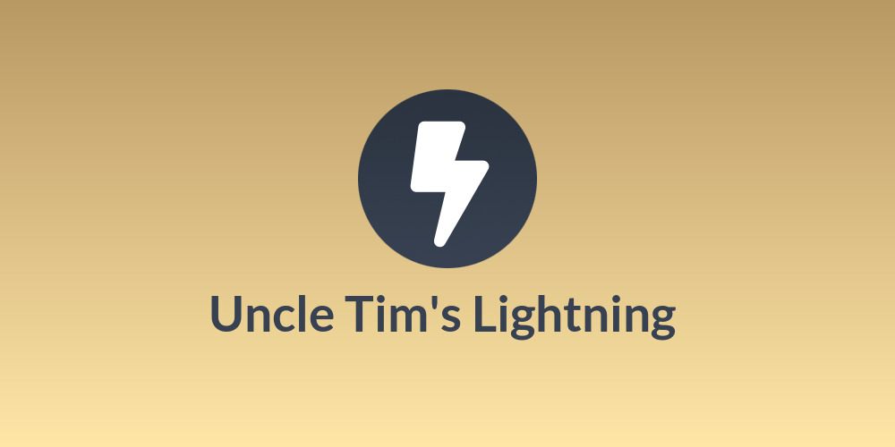 Uncle Tim's Lightning 