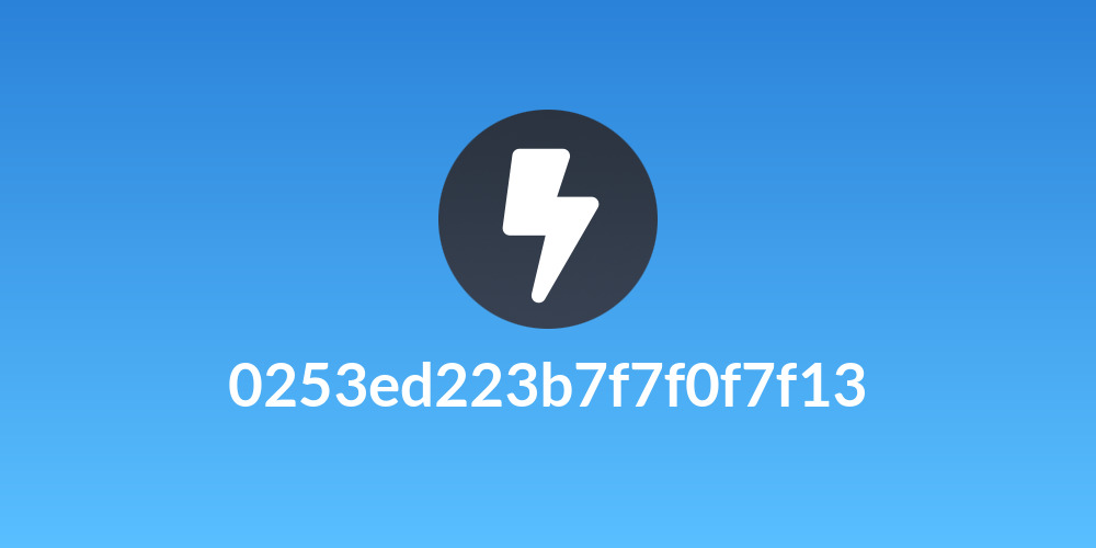 0253ed223b7f7f0f7f13