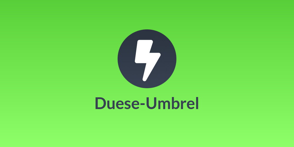 Duese-Umbrel