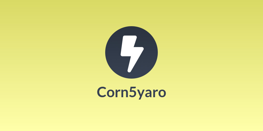 Corn🌽5yaro