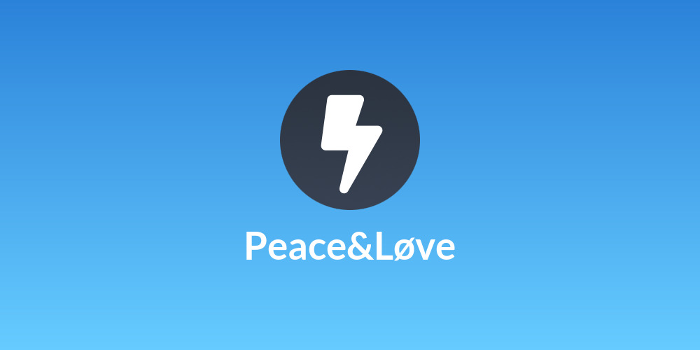 Peace&Løve✌️