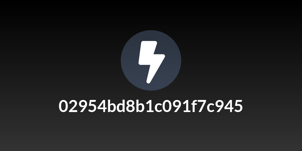 02954bd8b1c091f7c945