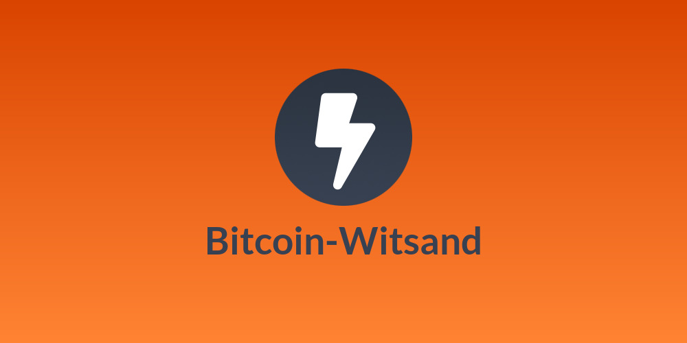Bitcoin-Witsand