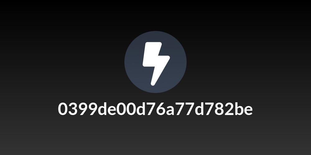 0399de00d76a77d782be