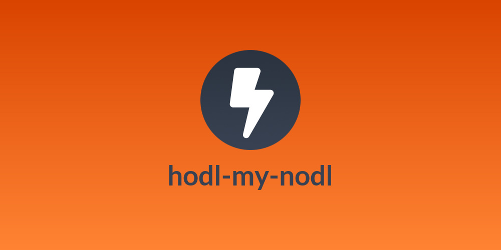 hodl-my-nodl