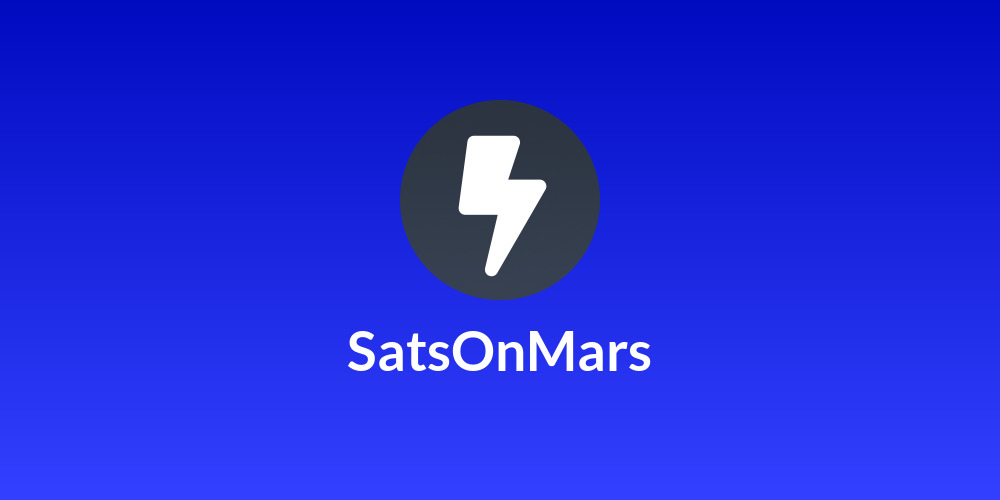 SatsOnMars