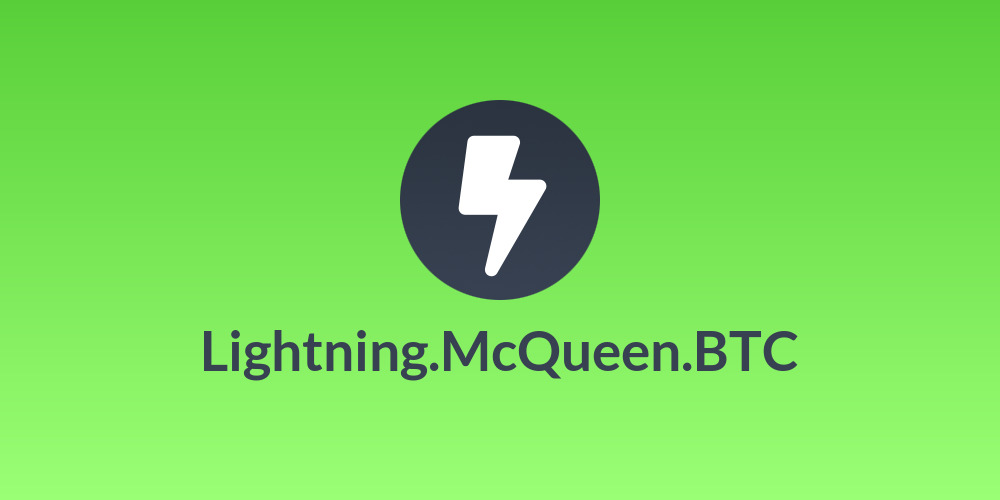 Lightning.McQueen.BTC