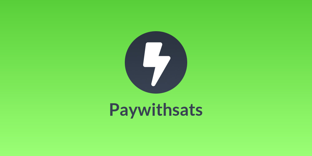 Paywithsats