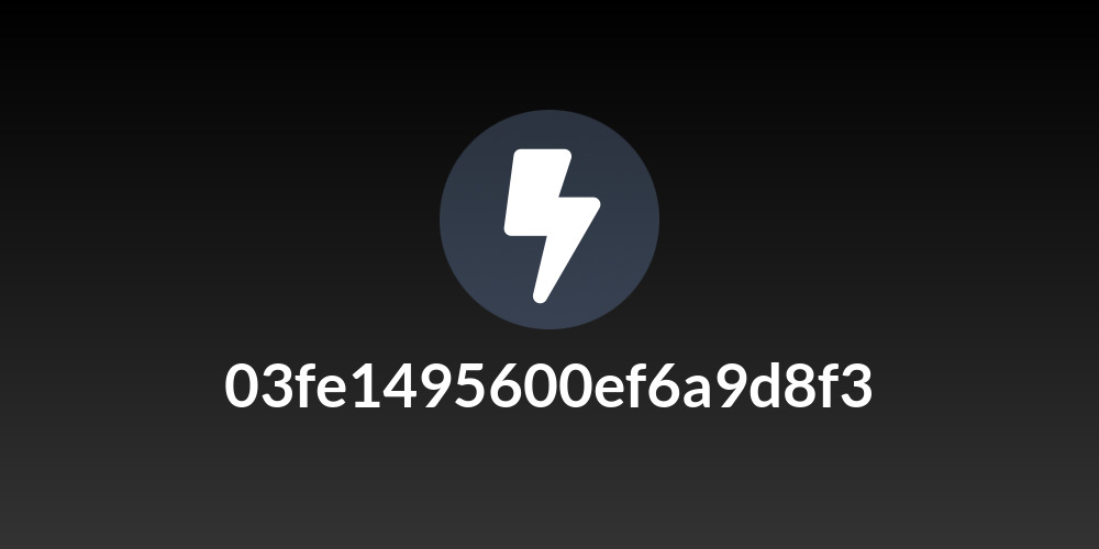03fe1495600ef6a9d8f3