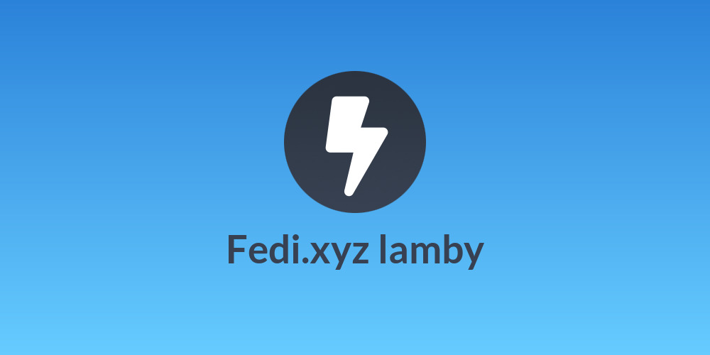 Fedi.xyz lamby