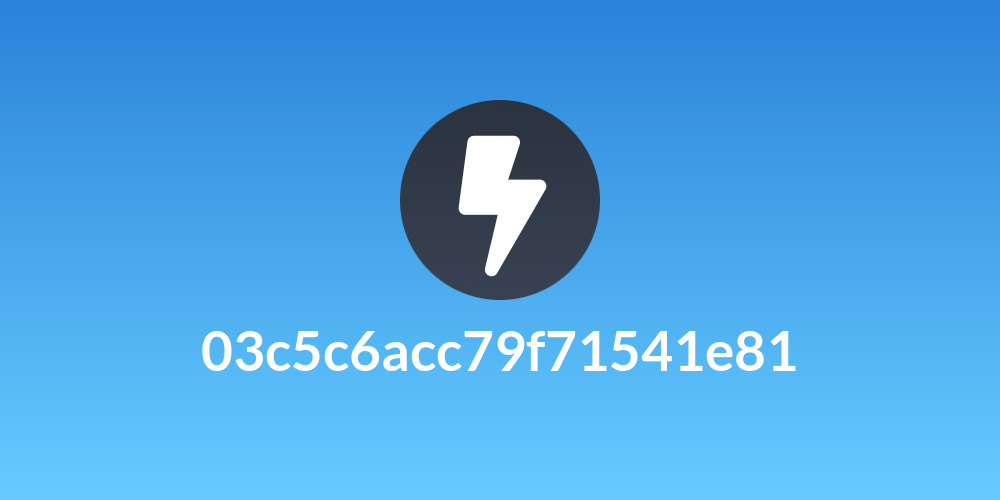 03c5c6acc79f71541e81