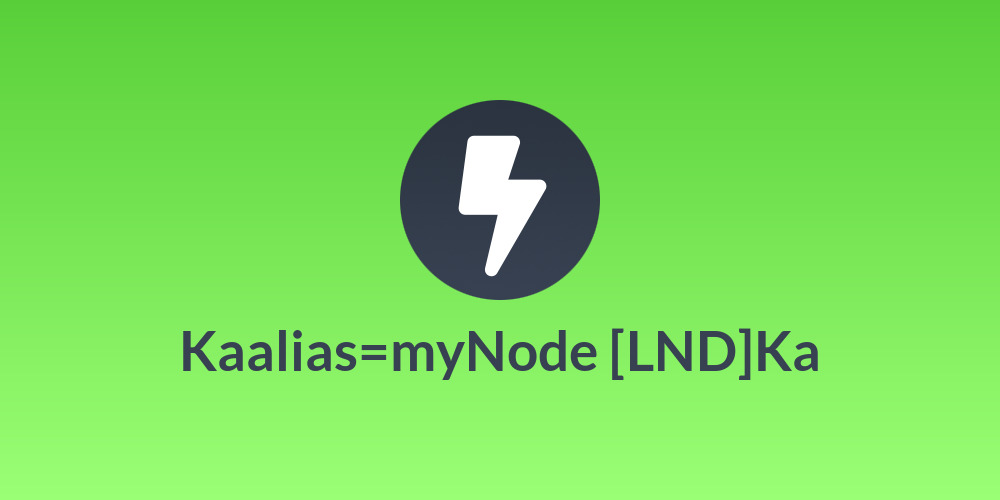 Kaalias=myNode [LND]Ka