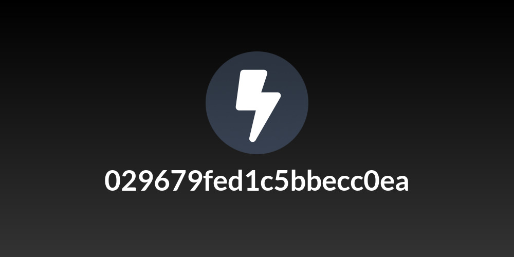 029679fed1c5bbecc0ea